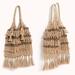 Free People Bags | Free People Whimsy Beaded Tote | Color: Brown | Size: Os