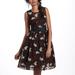 Anthropologie Dresses | Anthropologie Chrysanthemum Tea Dress | Color: Brown/White | Size: 4