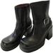 Nine West Shoes | Brand New Black Leather Boots Nine West | Color: Black | Size: 8.5
