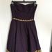 Anthropologie Dresses | Anthropologie Strapless Dress | Color: Gold/Purple | Size: 0