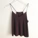 Brandy Melville Tops | Brandy Melville Burgundy Rhianna Flowy Tank | Color: Red | Size: Os