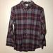 Brandy Melville Tops | Brandy Melville Plaid Shirt | Color: Blue/Red | Size: M