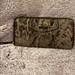 Coach Bags | Coach Zip Around Snakeskin Wallet | Color: Brown/Tan | Size: Os