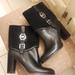 Michael Kors Shoes | Michael Kors Boots, Size 8m. Fulton Bootie | Color: Black/Gold | Size: 8