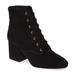 J. Crew Shoes | J.Crew Lace-Up Block Heel Boots Suede, With Box | Color: Black | Size: 6