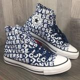 Converse Shoes | /Converse Ctas Hi Navy/White Men’s Sneakers | Color: Blue/White | Size: Various