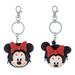 Disney Accessories | Disney Parks Minnie Mouse Coin Purse Keychain | Color: Black/Red | Size: Os