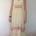 Free People Dresses | Free People Boho Sun Dress Ivory | Color: Cream/Pink | Size: S