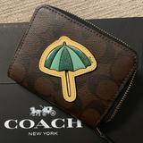 Coach Bags | Coach Wallet | Color: Brown/Green | Size: Os