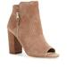 Jessica Simpson Shoes | Jessica Simpson Keris Peep Toe Ankle Bootie | Color: Tan | Size: 5