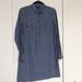 J. Crew Dresses | J Crew Denim Long Sleeve Dress Sz Xs | Color: Blue | Size: Xs