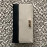 Kate Spade Bags | Kate Spade Napa Leather Wallet | Color: Black/Cream | Size: Os