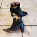 Michael Kors Shoes | Michael Kors Black High Heeled Leather Booties | Color: Black | Size: 6