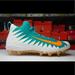 Nike Shoes | Nike Alpha Menace Pro Mid Football Cleats Miami | Color: Green/Orange | Size: 14