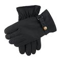 Dents Exmoor Men's Fleece Lined Waxed Cotton Gloves NAVY M