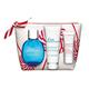 Clarins Eau Ressourcante Set Gift Set Fragrance, Body Cream, Exfoliating and Beautiful Bag