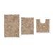 Bellflower 3-Pc. Bath Rug Set by Home Weavers Inc in Linen (Size 3 RUG SET)