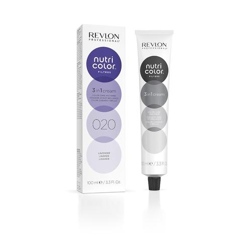 Revlon Professional – Nutri Color Filters 3 in 1 Cream Nr. 020 – Lavendel Haartönung 100 ml Schwarz
