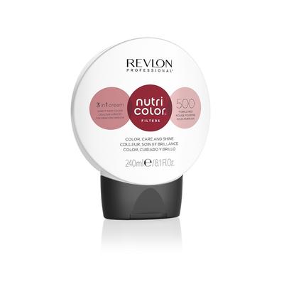 Revlon Professional Nutri Color 3 in 1 Cream Nr. 500 Haarfarbe - PURPLE RED 240 ml Braun Image