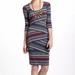 Anthropologie Dresses | Bailey 44 Anthropologie Striational Column Dress S | Color: Blue/Gray | Size: S