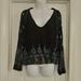 Free People Tops | Free People Medallion Printed Dolman Top | Color: Black/Gold | Size: Xs