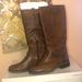 Jessica Simpson Shoes | Jessica Simpson Essence Leather Riding Boots | Color: Brown | Size: 9