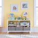 Martha Stewart kids Living & Learning Low Bookcase in White | 22 H x 42.8 W x 14.8 D in | Wayfair G76804