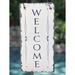 Gracie Oaks Irena Welcome Wall Decor Stone in White | 18 H x 8 W x 0.25 D in | Wayfair 0BD2880C1DE74B9CAF3F3AF34A3B5257