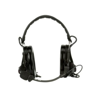 PELTOR 3M PELTOR ComTac V Headset Foldable Dual Lead Standard Dynamic Mic NATO Wiring Black MT20H682FB-19 SV