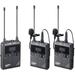 Godox WMicS1 Kit 2 Two-Person Camera-Mount Wireless Omni Lavalier Microphone Syst WMICS1 KIT 2