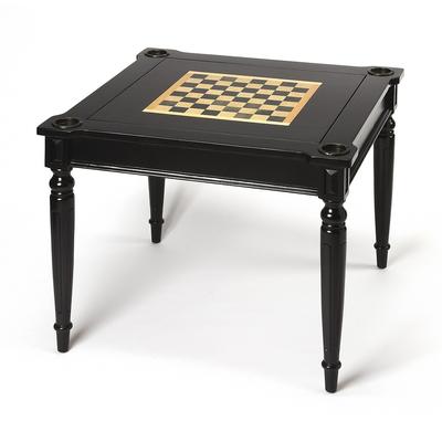 Vincent Black Licorice Multi-Game Card Table - Butler Specialty 837111
