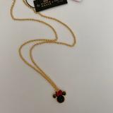 Kate Spade Jewelry | Kate Spade Minnie Mouse Charm Necklace | Color: Gold/Red | Size: Os