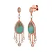 Le Vian® 5.97 Ct. T.w. Aquaprase, White Topaz, And Freshwater Pearl Drop Earrings In 14K Rose Gold