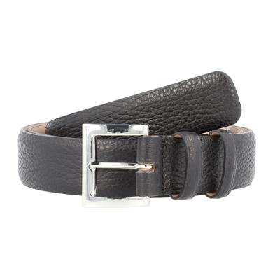abro Adria Gürtel Leder 100 cm Schwarz Damen