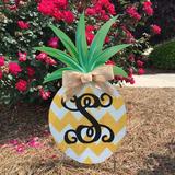 Bay Isle Home™ Losoya Pineapple Yard Garden Art Metal | 25 H x 14 W x 0.05 D in | Wayfair 7735A064929D4E1D92803ED09AD498A5