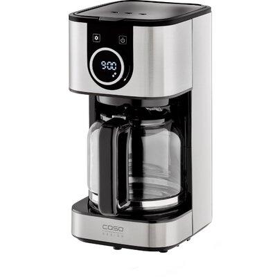 CasoDesign Caso Design 10-Cup Hot Brew Coffee Maker Stainless Steel in Black | 6.61 H x 12.95 W x 9.65 D in | Wayfair 11858