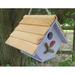 August Grove® Mihran 7 in x 8 in x 7 in Birdhouse Wood in Brown/Yellow | 7 H x 8 W x 7 D in | Wayfair BDBA6DE02CF24E7BBC04381F3661925A