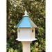 Darby Home Co Felisha 22 in x 16.75 in x 16.75 in Birdhouse Plastic/Metal in Green | 22 H x 16.75 W x 16.75 D in | Wayfair