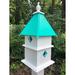 Darby Home Co Shannen 27 in x 11 in x 11 in Birdhouse Plastic/Metal in Blue | 27 H x 11 W x 11 D in | Wayfair 3F1A3506F68C45B4A6AC31F9463F2870