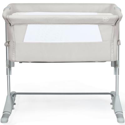 Costway Travel Portable Baby Bed Side Sleeper Bassinet Crib with Carrying Bag-Beige
