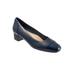 Women's Daisy Block Heel by Trotters in Navy (Size 10 1/2 M)