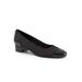 Women's Daisy Block Heel by Trotters in Black Vegan (Size 7 1/2 M)