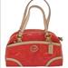 Coach Bags | Coach Embossed Patent Leather Signature Satchel | Color: Red | Size: Os