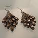 J. Crew Jewelry | J. Crew Crystal Chandelier Earrings | Color: Brown/Gray | Size: Os