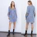 Anthropologie Dresses | Anthropologie Linne Embroidered Tunic Dress | Color: Blue | Size: Xs