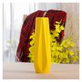 Hzdmfgs Vases 30CM Modern Yellow Vase Furniture Decoration Ceramic Red Tabletop Vase Statue Vase Flower Pot Home Decorations Wedding (Color : Light Yellow)