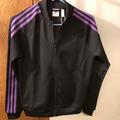 Adidas Jackets & Coats | Adidas Track Top | Color: Black/Purple | Size: Xs