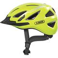 ABUS Urban-I 3.0 City Helmet - Modern Bicycle Helmet with Tail Light for City Traffic - for Women and Men - Yellow, Size L