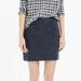Madewell Skirts | Madewell Gamine Mini Skirt Wool Blend | Color: Black/Gray | Size: 12