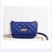 J. Crew Bags | J. Crew Factory Blue Quilted Mini Purse | Color: Blue | Size: Os